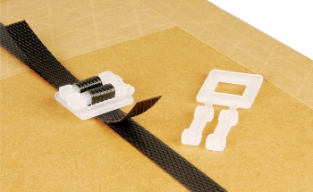 12mm White Heavy Duty Plastic Strapping Buckles (1000 per box)
