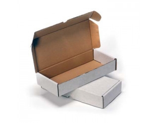 250 x 210 x 50mm White Pizza Style Postal Boxes