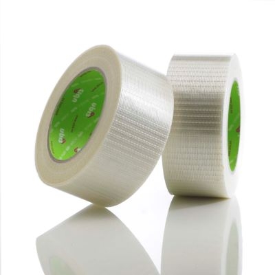 2 3 or 5 Rolls Of Strong Crossweave 50mm  Reinforced Tape from 1 m to 50 m 1