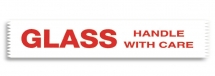 50mm X 66M White Tape Printed GLASS HANDLE WITH CARE in Red 50mm X 66M White Tape Printed GLASS HANDLE WITH CARE in Red