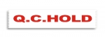 50mm X 66M White Tape Printed QC HOLD in Red 50mm X 66M White Tape Printed QC HOLD in Red