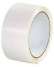 50mm X 66M White Polypropylene Tape - 36 rolls per box