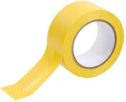 50mm X 66M Yellow Vinyl Tape - 36 rolls per box 50mm X 66M Yellow Vinyl Tape - 36 rolls per box