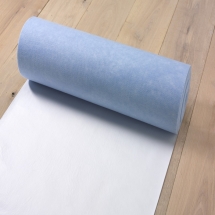 1000mm x 50M Breathable Fleece Floor Protector Blue