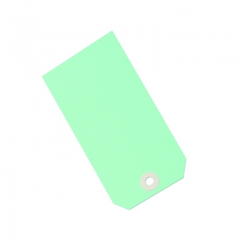 125mm x 63mm Green Card Tags