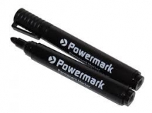 Black Permanent Marker Pens Bullet Tip  10 pens per pack