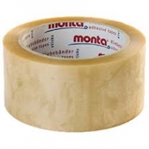 50mm X 66M Clear Polyprop Parcel Tape - Solvent Adhesive - 36 rolls per box