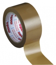 50mm X 66M Brown HD Low Noise Tape - Solvent Adhesive - 36 rolls per box