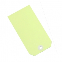 125mm x 63mm Yellow Card Tags